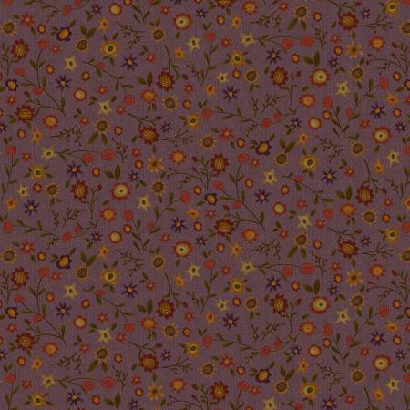 Bountiful Blessings 3634-55 Purple Autumn Flower Toss