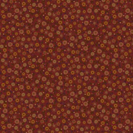 Bountiful Blessings 3636-88 Red Calico