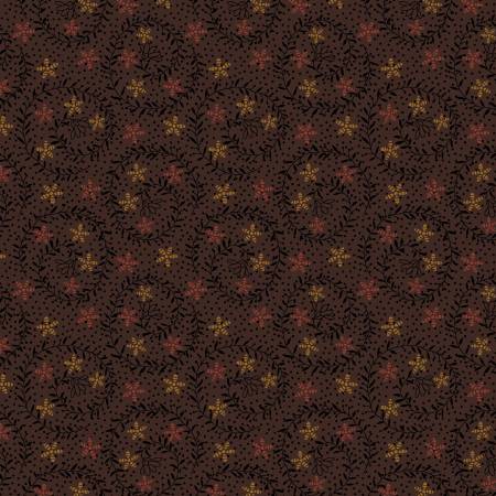 Bountiful Blessings 3638-38 Dark Brown Sprig
