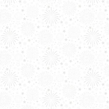 25" - Strength & Honor 39205-100 Fireworks White on White