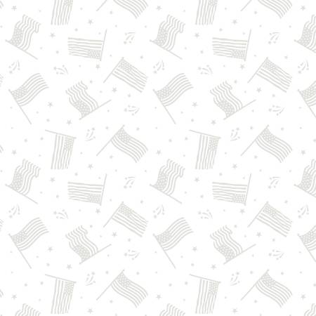 Strength & Honor 39207-100 Flags White on White