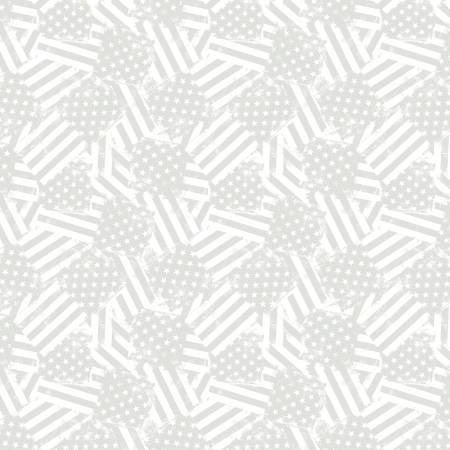 Strength & Honor 39212-100 Packed Flags White on White