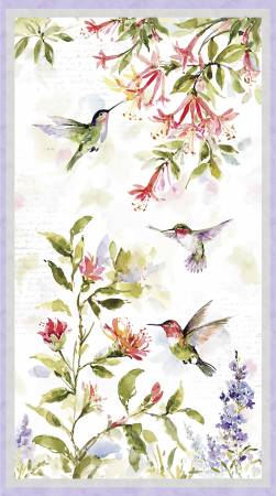 Hummingbird Floral Multi Large Panel 39826-137