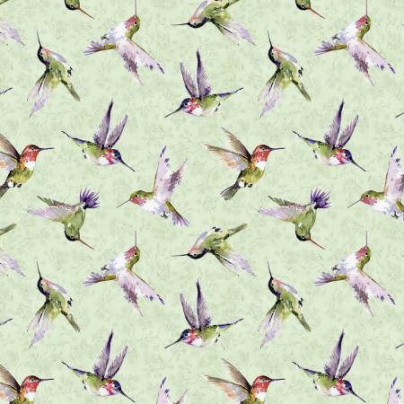 Hummingbird Floral Green Hummingbird Toss 39830-773