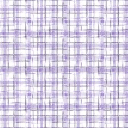 Hummingbird Floral Purple Plaid 39832-166