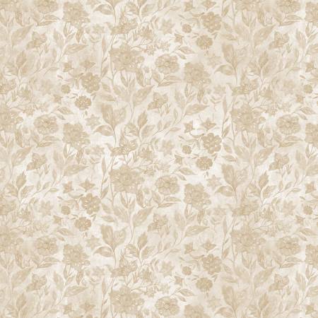 Morning Serenade 39869-222 Cream Floral Tonal