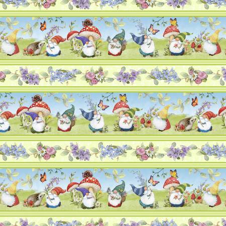 32" - Gnome-Grown 39872-743 Multi Repeating Stripe