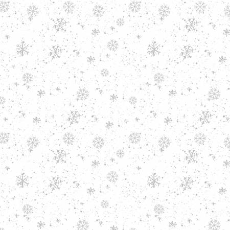 Merry Gnome-ments White on White Snowfall All Over 39898-100