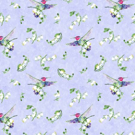 Floral Flutter 39912-617 Lily of the Valley Toss Purple
