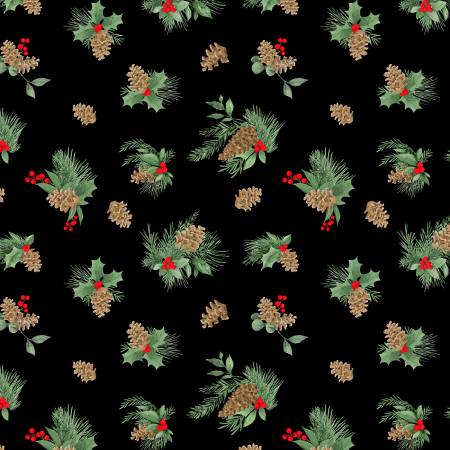 Cardinal Charm 39931-972 Pine Cone Toss Black