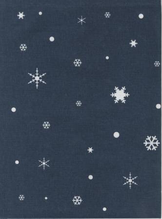 Blue Snow Flake Towel