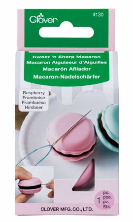 Raspberry Macaron Needle Sharpener