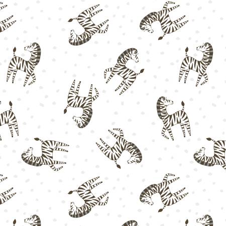 Safari Snuggles Zebra Toss White 42031-191