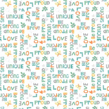 Safari Snuggles Word Toss White 42033-179