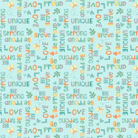 Safari Snuggles Word Toss Teal 42033-779