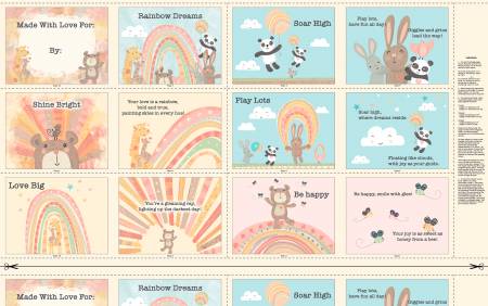 Rainbow Dreams Multi Book Panel 43016-543