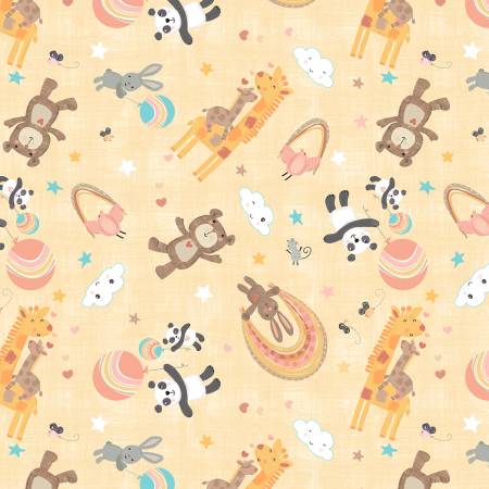 Rainbow Dreams Yellow Animals Toss 43019-553