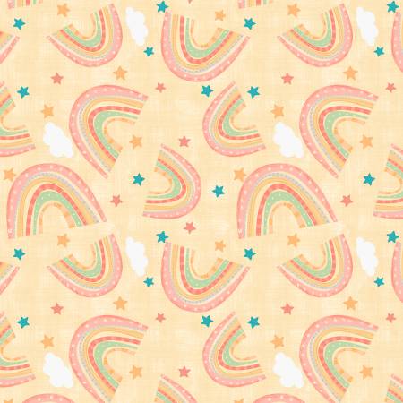 Rainbow Dreams Yellow Rainbows Toss 43020-535