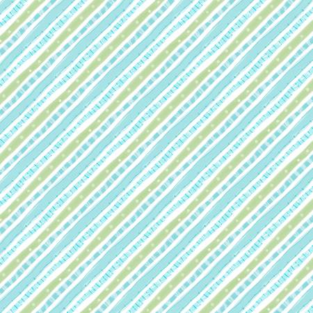Rainbow Dreams Blue Diagonal Stripes 43023-471