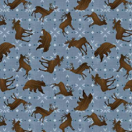 Timberland Trails 45603-424 Blue Animal Toss