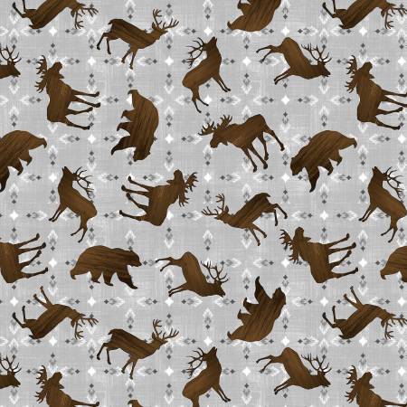 Timberland Trails 45603-929 Gray Animal Toss