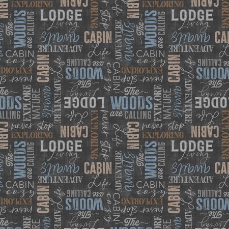 Timberland Trails 45604-942 Dark Gray Words All Over