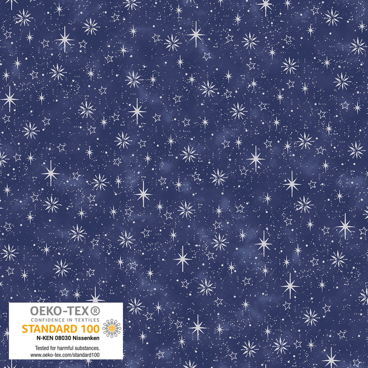 We Love Christmas 4591-606  Blue Silver