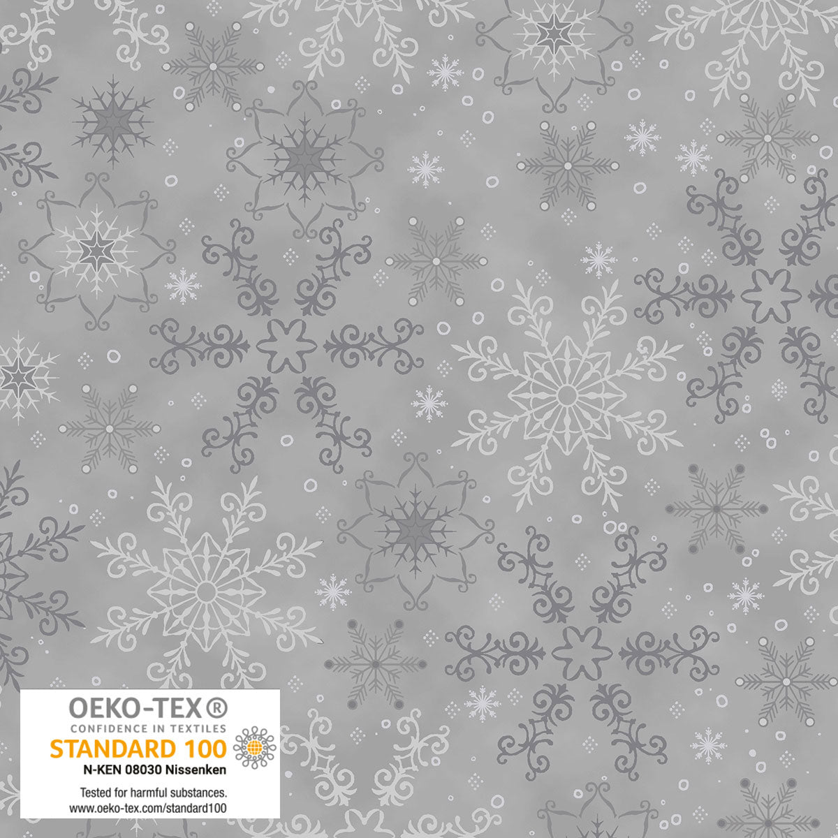 We Love Christmas 4591-900 Grey Silver