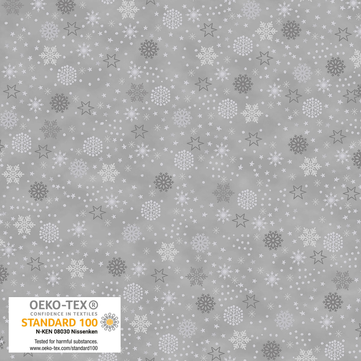 We Love Christmas 4591-903 Grey Silver