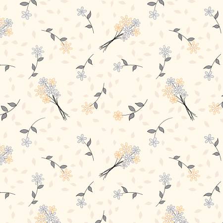 Cottage Reverie 48553-229 Bouquet Toss Cream