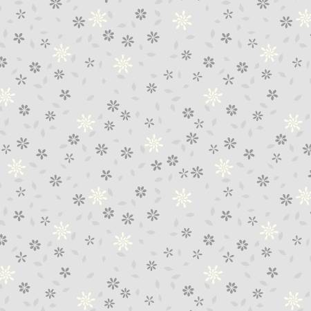 Cottage Reverie 48554-919 Flowers & Petals Light Gray