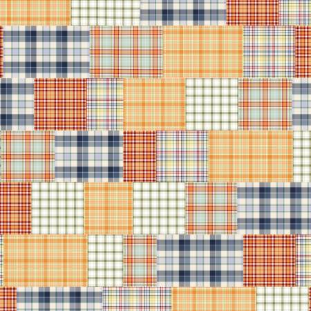 Pumpkin Patch Keeper 49250104-01 Patchwork Plaid