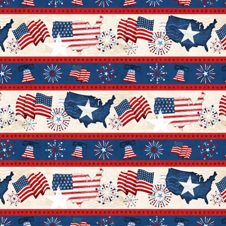 Founding Glory Repeating Stripe Multi 49360-243