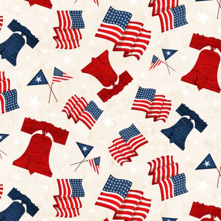 Founding Glory Liberty Symbols Cream 49362-213