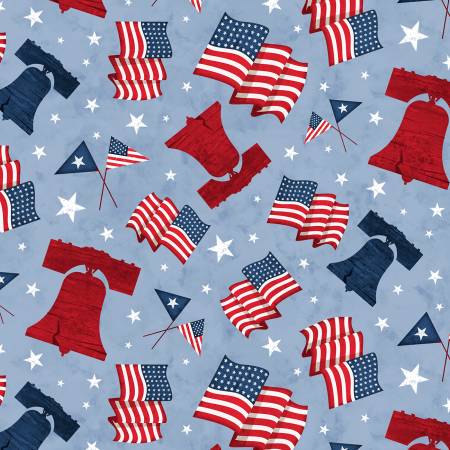 Founding Glory Liberty Symbols Medium Blue 49362-413