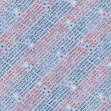 Founding Glory Pledge of Allegiance Medium Blue 49367-443