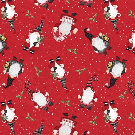 Snowy Gnomies 49373-391 Gnome Toss Red
