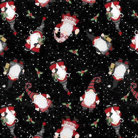 Snowy Gnomies 49373-991 Gnome Toss Black