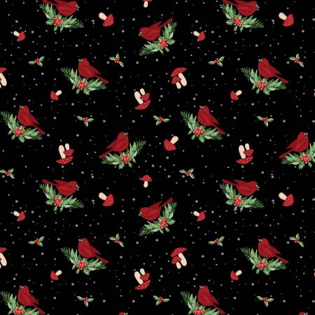 Snowy Gnomies 49375-937 Cardinals Black