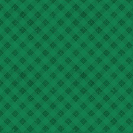 Snowy Gnomies 49377-777 Plaid Green