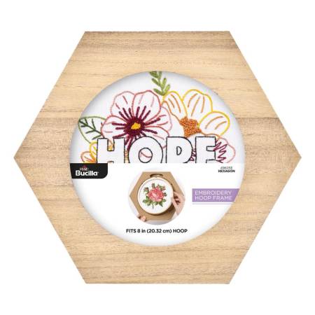 Bucilla Hoop Display 8in Hexagon