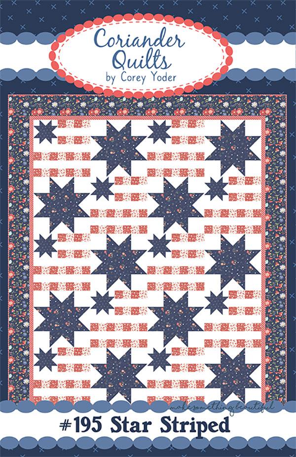 Star Striped CQ 195 Coriander Quilts#1