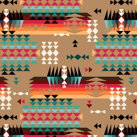 108" Wide Quilt Back Tan Mountain Pass 54285W-1