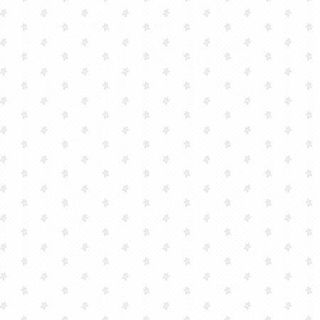 White On White Pin Dot Ditsy 54606-1