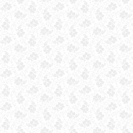 White On White Fleurette 54608-1