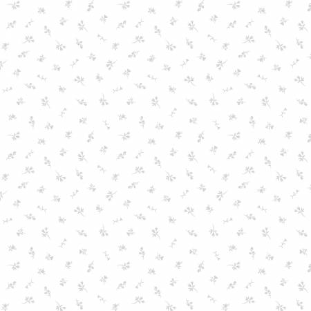 White On White Floral Spritz 54613-1