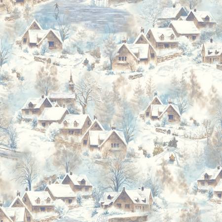 Winter Whisper 54679-1 Snow Into the Village