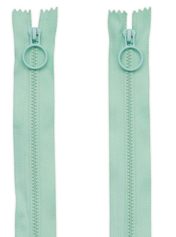 16" Mint Hoop Pull Zippers 2pk