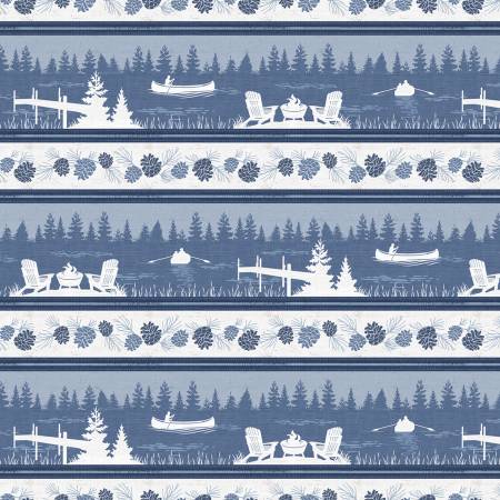 Lake Retreat Multi Repeating Stripe 59033-441