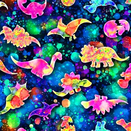 Baby Dinos Dino Silhouettes Dk Blue 59-9041